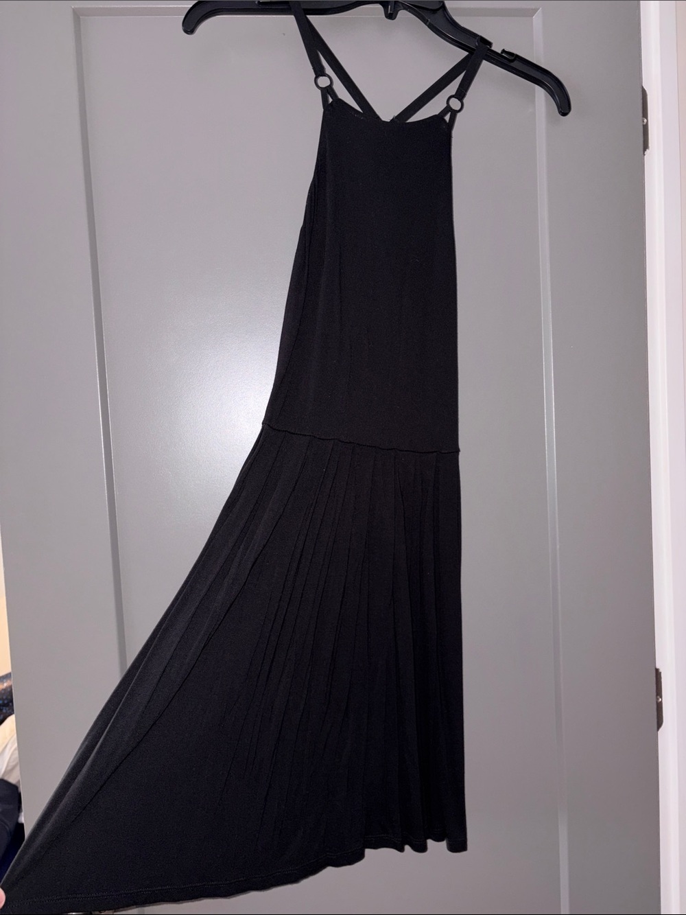 Women's Silence & Noise Black Strappy Mini Dress - Size S